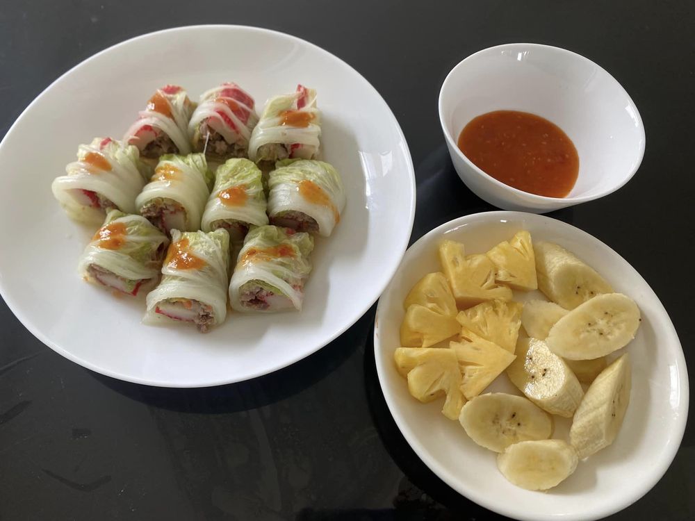 อาหารที่จัดเตรียมสำหรับผู้สูงอายุที่สราญรมย์
